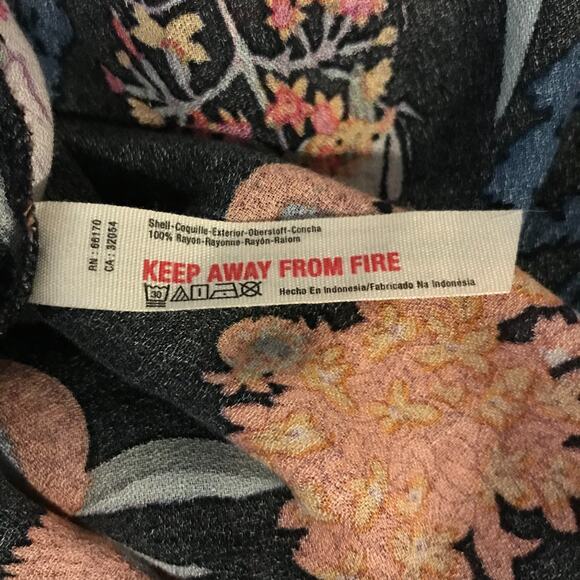 Free People Intimately Embrace It Floral Print Maxi Dress - Size Medium - Picture 9 of 10